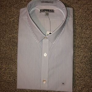 Pinstripe Men’s Express dress shirt